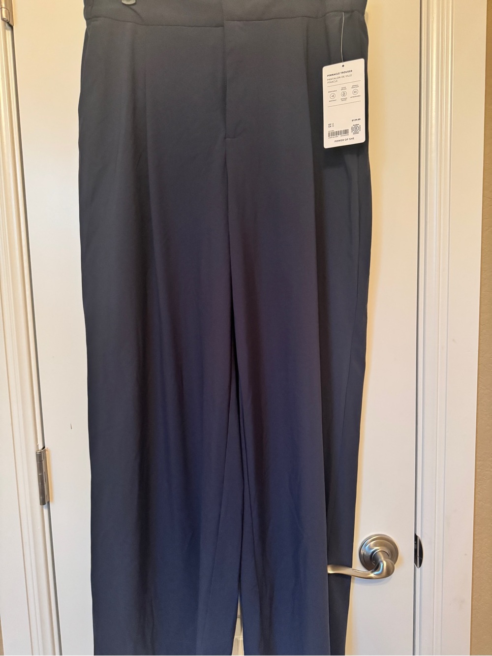 Athleta Pinnacle High Rise Wide Leg Pants - Navy